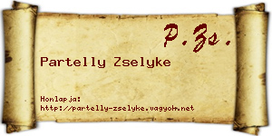 Partelly Zselyke névjegykártya